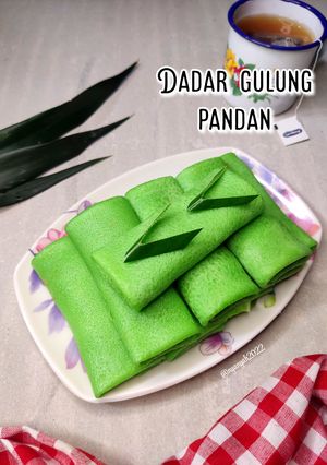 Foto resep Dadar gulung pandan