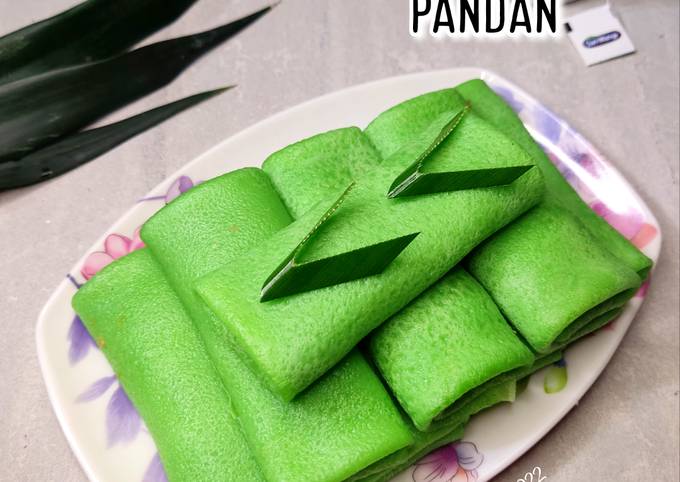 Cara bikin Dadar gulung pandan Cara bikin Dadar gulung pandan