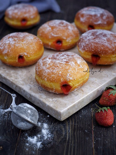 Foto resep Pumpkin Bomboloni 1x proofing