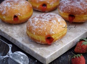 Foto resep Pumpkin Bomboloni 1x proofing