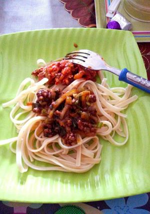 Foto resep Spagethi barbeque