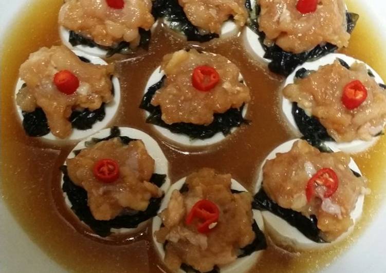 Tahu kukus ayam saos tiram