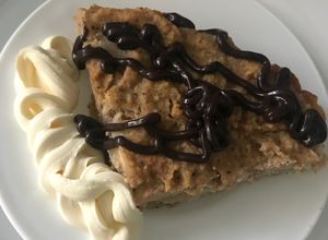 Una foto de Pastel de manzana low carb / Keto / cetógeno /