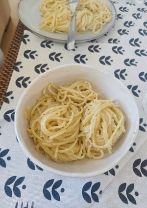 Una foto de Pasta al limón