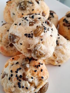 Une photo de Cookies salés olives vertes et feta