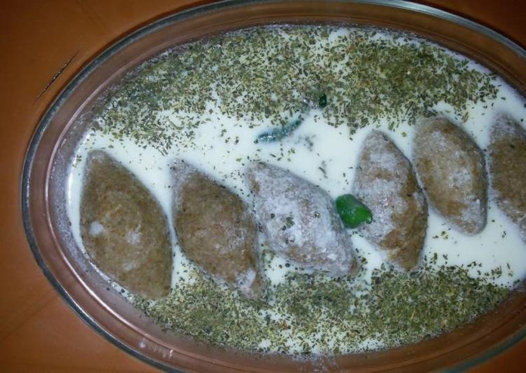 طريقة عمل كبة بلبن