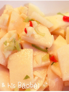 清脆爽口涼拌大頭菜 的食譜成品照片