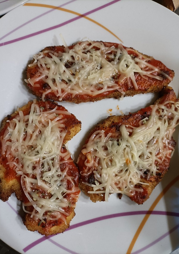 Una foto de Pechuga a la milanesa