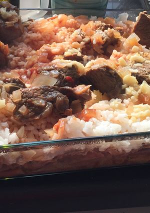 A picture of Fatteh with Beef.
