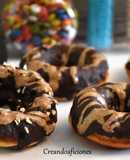 Donuts de avena y crema de almendras