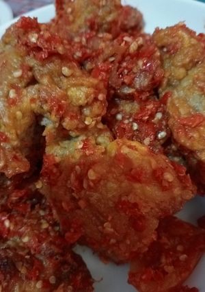 Foto resep Ayam tepung balado