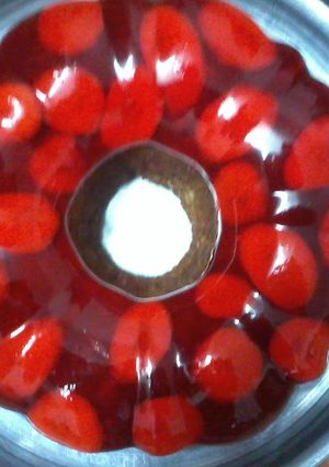 صورة لوصفة طريقة عمل كيكة جلي