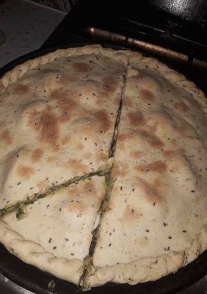 Una foto de Tarta de verduras y queso