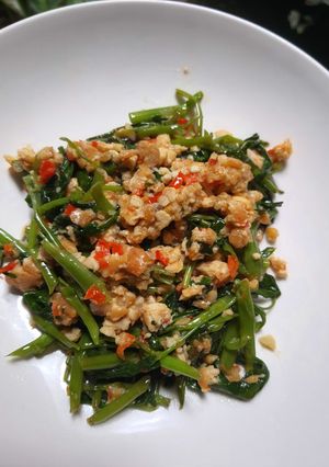 Foto resep Tumis Kangkung Tempe