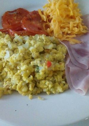 A picture of Scrambled eggs.