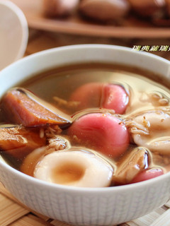 酒釀黑糖地瓜湯圓 的食譜成品照片
