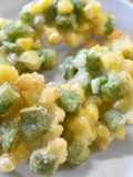 Colorful Tempura with Green Beans and Corn