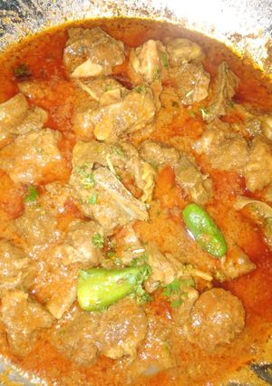 A picture of Motton korma.