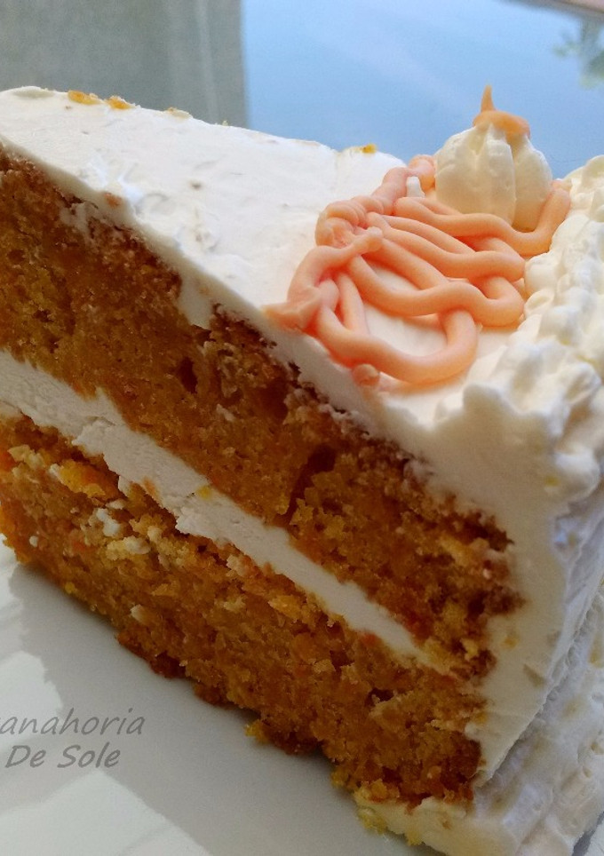 Una foto de Tarta de zanahoria