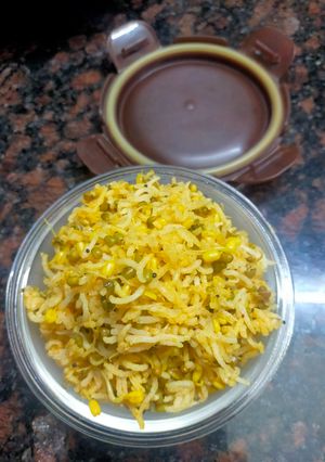 A picture of Sprout Moong Pulao.