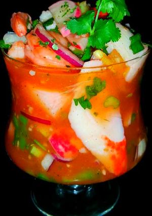 A picture of Mike's Southwestern Ceviche.