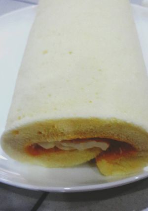 Foto resep Roll cake dengan 3 bahan mengunakan tepung beras
