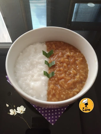 Cara Gampang Membikin Resep Bubur Merah Putih (dari nasi sisa kemarin) yang Uenak Anti Ribet, Sempurna