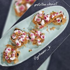Potatoes Chaat A picture of Potatoes Chaat.