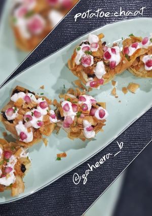 A picture of Potatoes Chaat.