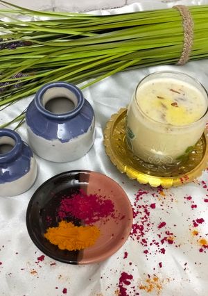 केसर ठंडाई रेसिपी मुख्य फोटो