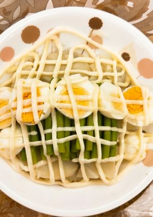 蘆筍洋芋沙拉 的食譜成品照片