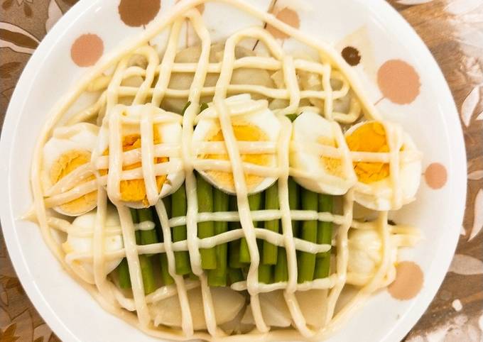 蘆筍洋芋沙拉 食譜成品照片