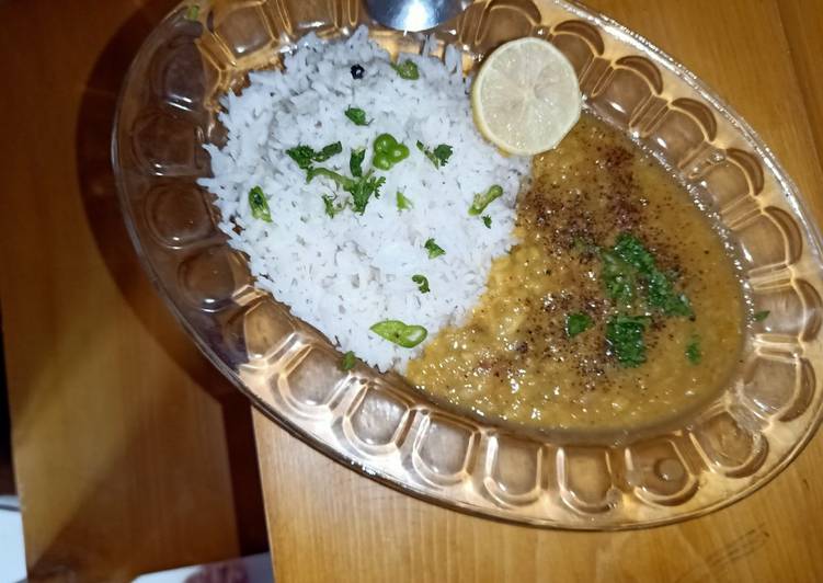 Recipe of Award-winning Moong daal tori and rice