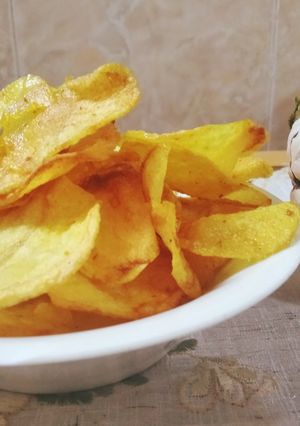 عکسی از دستور چیبس خانگی