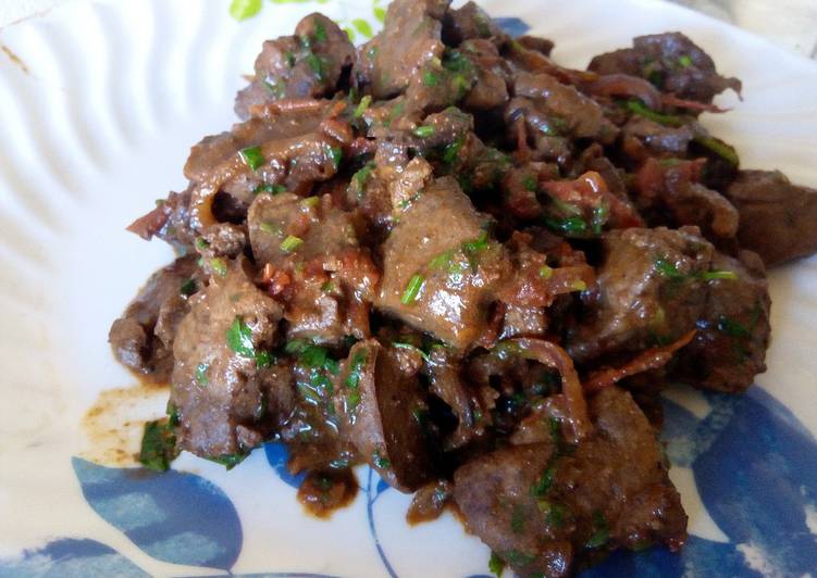 Fried liver