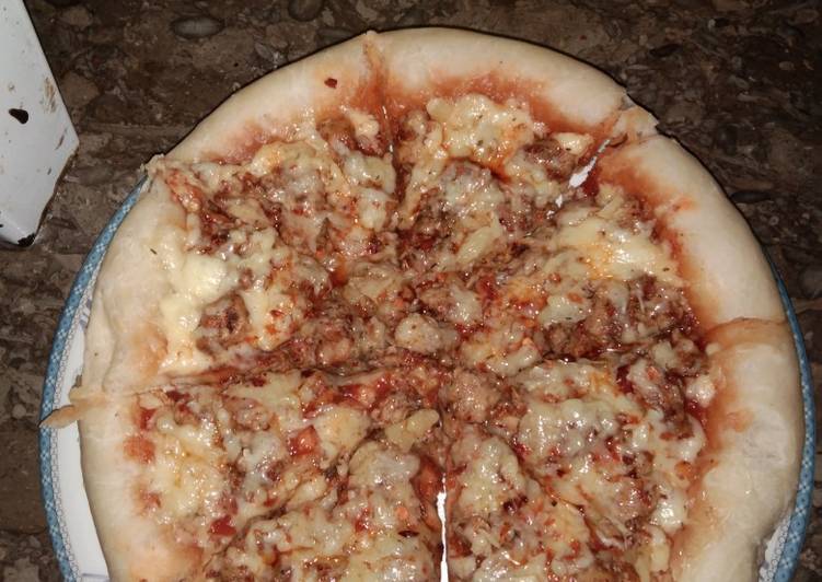 Malai boti pizza