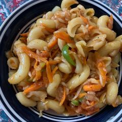 A picture of Veggies pasta.