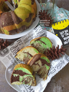 Foto resep Marble Cake Putih Telur
