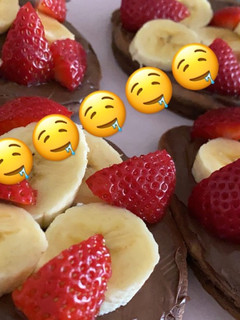 Una foto de Tortitas de cacao