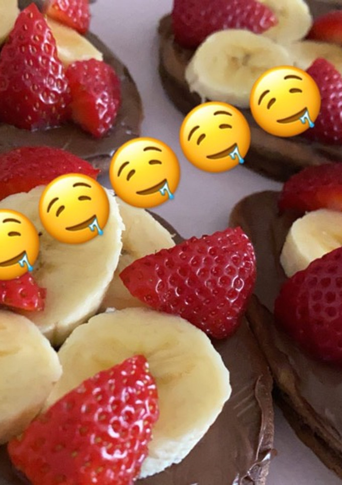 Una foto de Tortitas de cacao