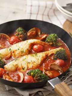 A picture of Cover and Cook for 10 Minutes! Cod with Tomato Puttanesca.