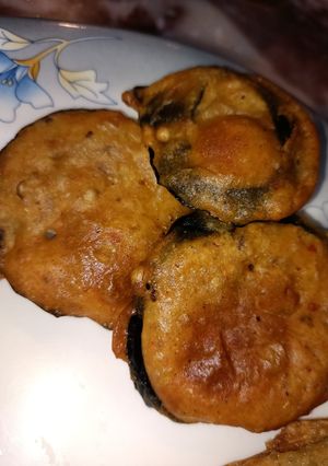A picture of Bengan ke pakory.