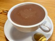 Una foto de chocolate amargo