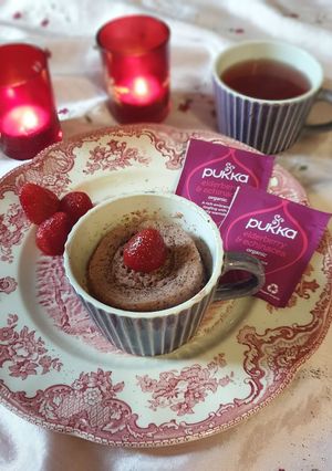 Une photo de Mugcake fraises et açai