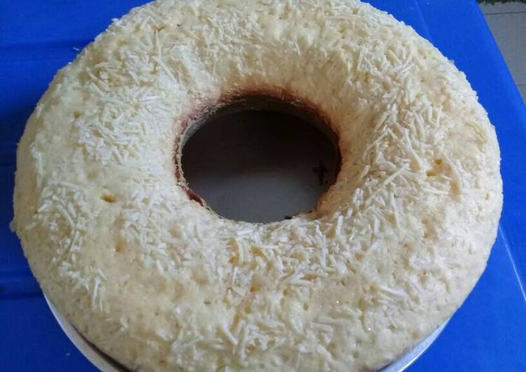 Bolu keju baking pan simpel