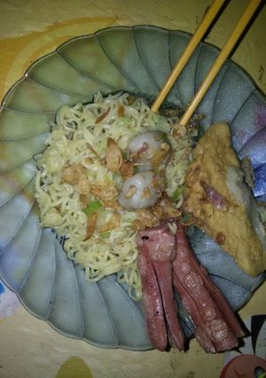 Foto resep Mie bakso tahu kuah. Pelipur lapar tengah malam