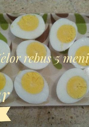 Foto resep Telur rebus 5 menit aja