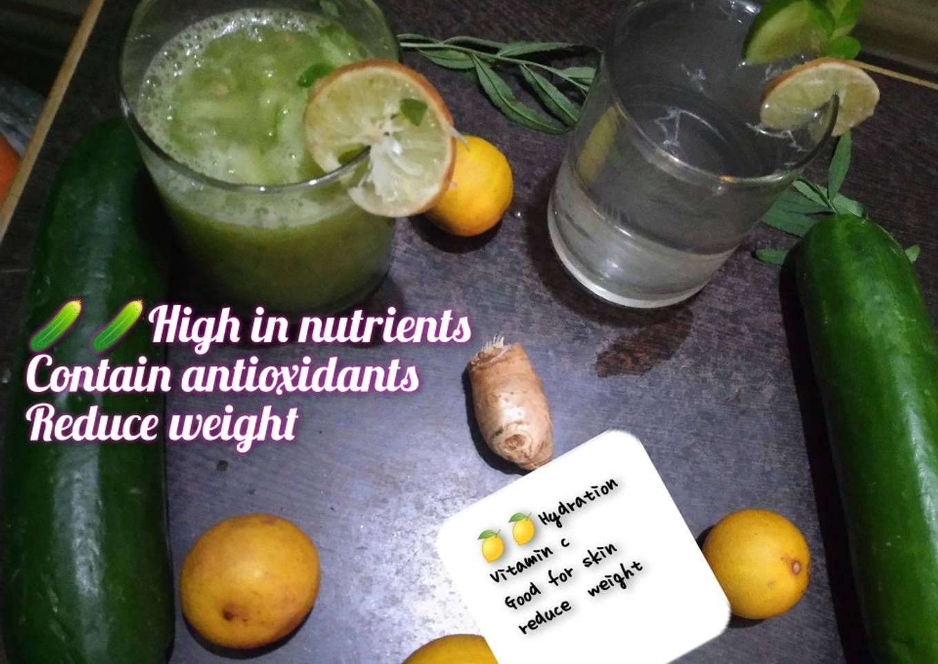 Detox drink for reduce weight