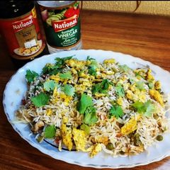 A picture of Chicken Egg Fried Rice.