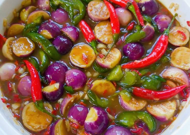 Cách Làm Món Cà pháo ngâm mắm nêm của Phan Bao Van Cookpad